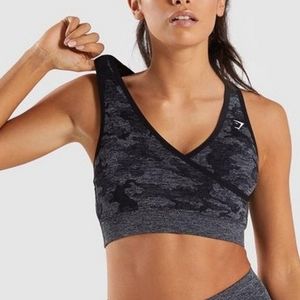 gymshark camo sports bra